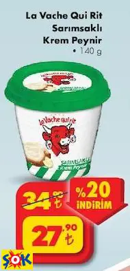 LA VACHE QUİ RİT SARIMSAKLI KREM PEYNİR